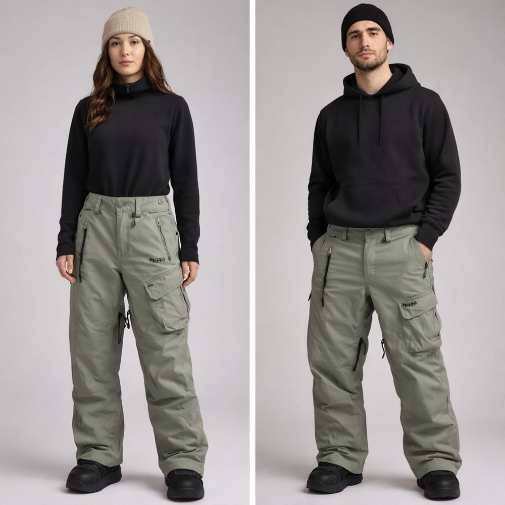 Volcom Y2K Nimbus Ergo Cargo Snowboard Pants - S - Picture 2 of 12